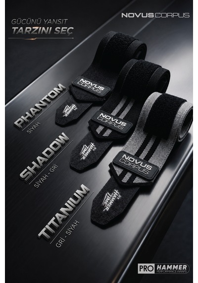Fitness Diz Bandajı Knee Wraps Ağırlık Crossfit Dizliği Sarmalı Dizlik Cırt Bantlı - 2 Adet - Gri/siyah