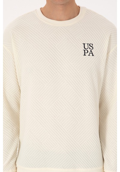 U.s. Polo Assn. Erkek Sweatshirt 50310006-vr256 İnci
