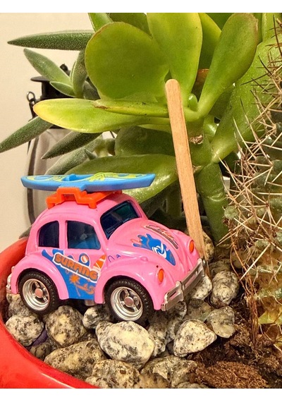Mini Tosbağa Vosvos Metal Model Araba Tatil & Karavan Temalı