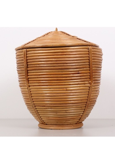 Himari Rattan 35x40 Cm. Büyük Saklama Kutusu Bej