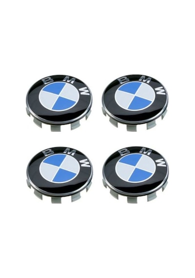 Bmw Armalı Mavi Jant Göbeği Seti 68Mm (4 Adet)