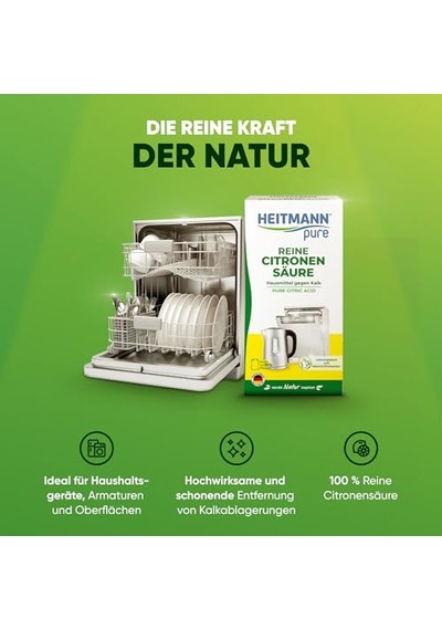 Limon Asidi Kireç Çözücü, Yüzey Temizleyici 350g 10'lu Set