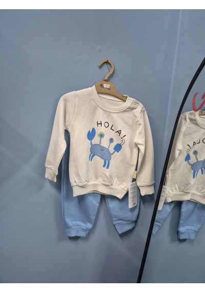 Güneş Kids Erkek Çocuk İkili Takım Beyaz