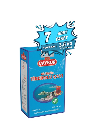 42 Nolu Tirebolu Dökme Çay 500 Gr. Yedili Paket