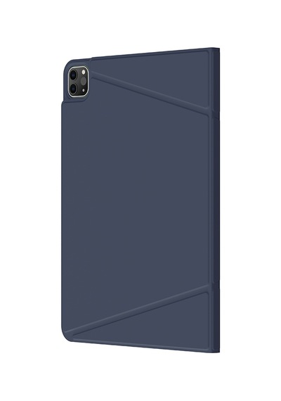Apple Uyumlu iPad  Air 11 2025 M3 Kılıf Katlanabilir Magnetik Standlı Amazingthing Matte Pro Mag Folio Mavi