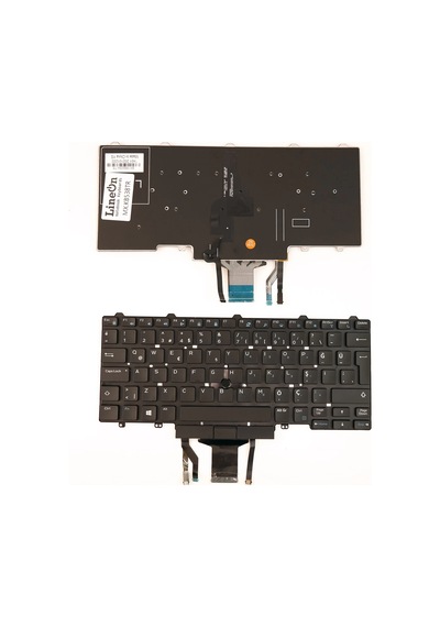 Dell Latitude 5480 5488 Notebook Klavye V.2
