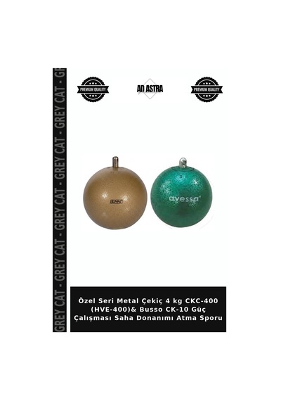 Özel Seri Metal Çekiç 4 Kg Ckc-400 Hve-400 & Busso Ck-10 Güç Çalışması Saha Donanımı Atma Sporu