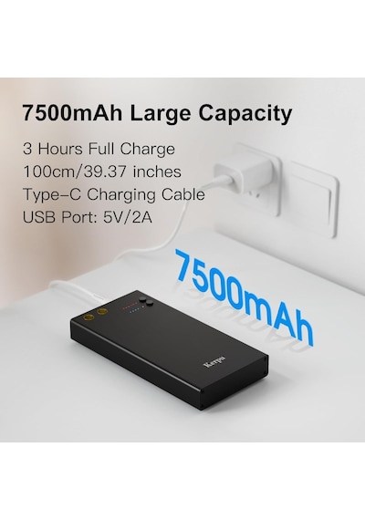 Kerpu Güç Ayarlı Şarjlı Pil Punta Kaynak Makinesi 7500mah