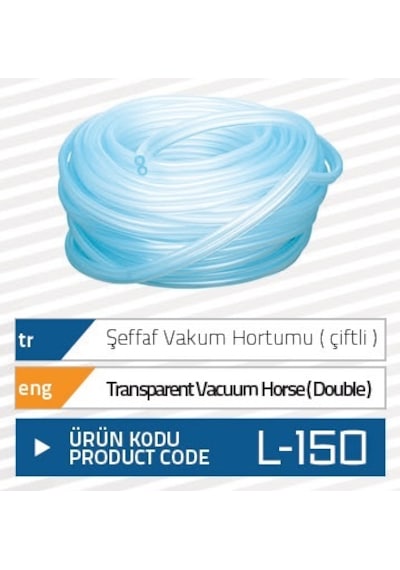 Gnc Şeffaf Vakum Hortumu (Çiftli) (210 cm) -