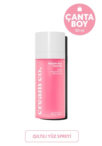 Cream Co. Peptide Glow Face Aydınlatıcı Nemlendirici Yüz Spreyi 50 ML