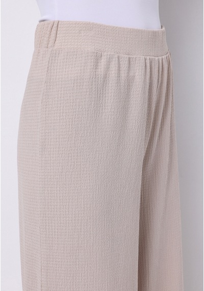 Colins Regular Fit Orta Bel Düz Kadın Bej Eşofman Altı Cl1074280 Q1.v1 Beı Bej