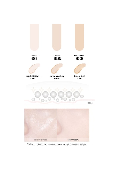 About Tone Makyajın Gün Boyu Kalıcı Olmasını Sağlayan Sabitleyici Toz Pudra ABOUT TONE Blur Powder 8809213803383