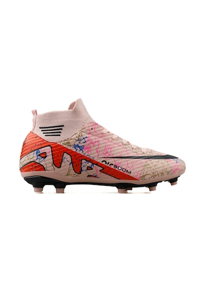 Techsport Çocuk Çim Zemin Kramponu Fkrp-Somon-Turuncu Pembe Fkrp-Somon-Turuncu Pembe