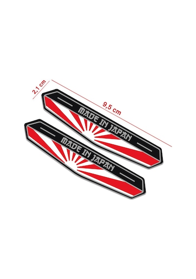 3D Motosiklet Çıkartma Araç Motor Etiket Sticker Made İn Japan Edition