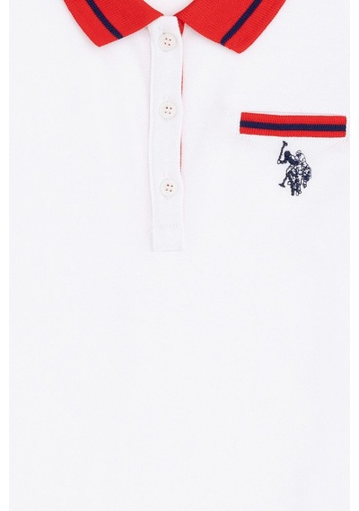 U.S. Polo Assn. Kız Çocuk Polo Yaka Tişört 50288680-vr013 Çok Renkli