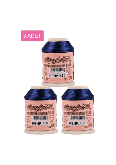 3 Adet Altınbaşak Oya Ve Dantel İpi 20 Gr - Royaleks - No: 430