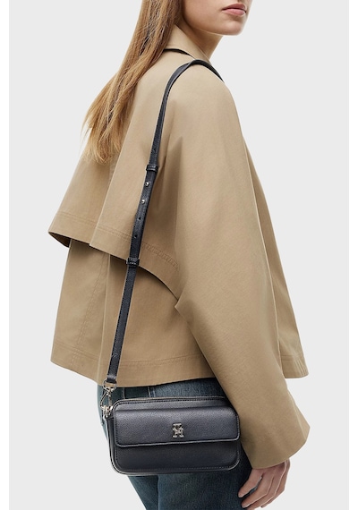 Tommy Hilfiger Logolu Çıkarılabilir Askılı Çanta Kadın Çanta Aw0aw18721 Dw6 Lacivert