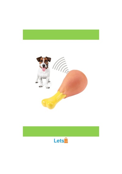 Sesli Vinil Köpekler İçin Eğlenceli Tavuk Butu Oyuncak