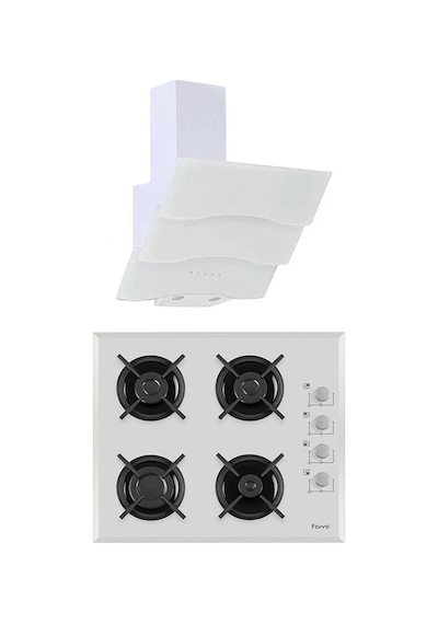 Ferre Mega Plus Serisi 1140B - BSPR600 2'li Cam Ankastre Set