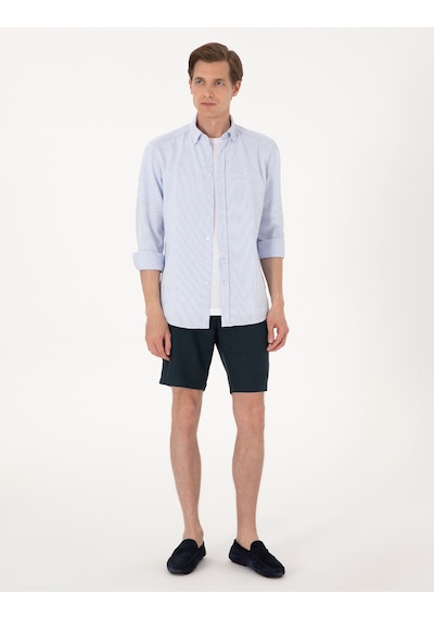 Pierre Cardin Erkek Lacivert Şort / Bermuda 50301780-vr033 Lacivert