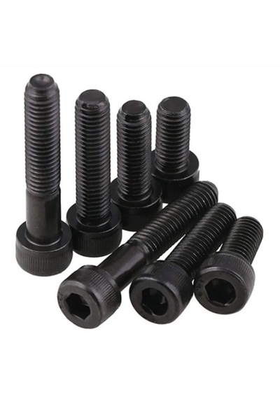 İmbus M12x70mm Cıvata Siyah Alyan Başlı Dın912 10 Adet Diğer