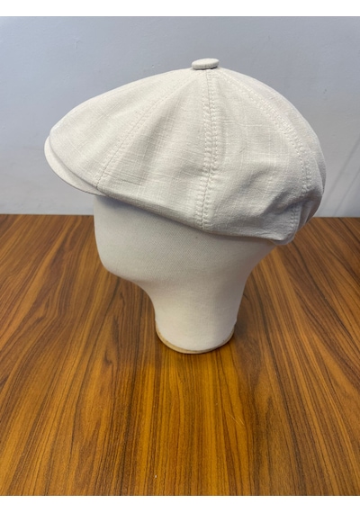 Hamze Peaky Blinders Tommy Shelby Model Keten Kasket Şapka Kemik
