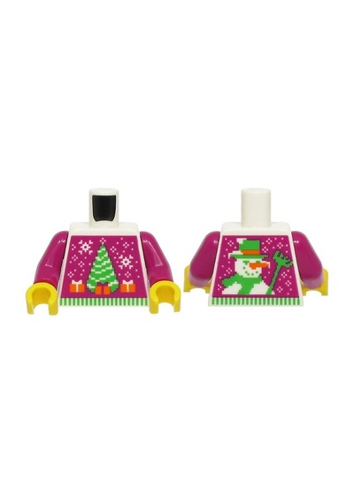 Minifigür Parçaları: Torso, Vücut, Gövde: 973pb5897c01