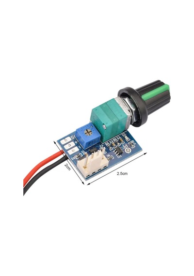 Dc 12v Pwm Fan Hız Kontrol Devresi Zfc4-1km Ayar Potlu Anahtarlı Pc Cpu