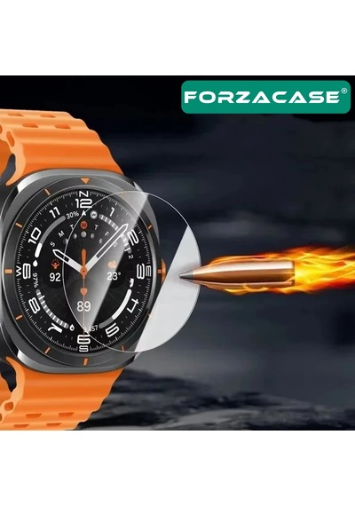 Forzacase Samsung Galaxy Watch 8 44mm İle Uyumlu Temperli Kırılmaz Cam Ekran Koruyucu - Fc861