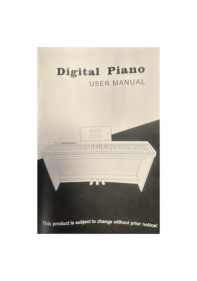 Digital Piyano Hassasiyetli 88 Tuş 3 Pedal Tabure Kulaklık Dahil