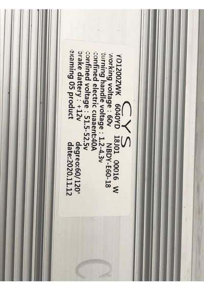 Cys E Bike Elektirikli Motor Akıllı Beyin 40 Ah (480010685)