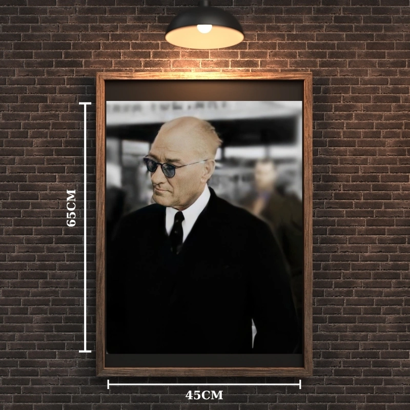 Atatürk Tablo Serisi 22 Çerçevesiz 45x65cm Pvc Tablo