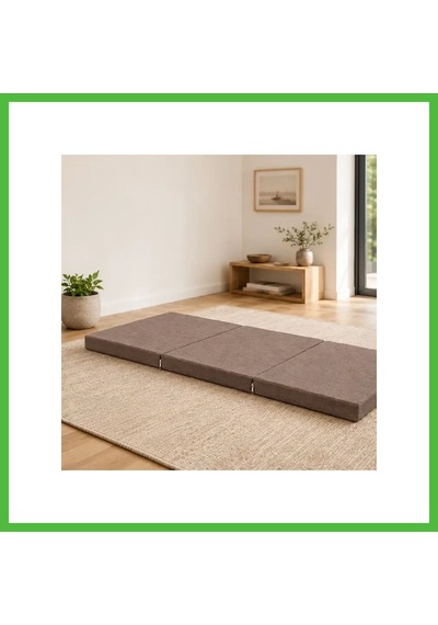 Vaveni Üç Parçalı Katlanır Minder 60 180 7 Cm Kahve Dış Mekân Arz Kahverengi