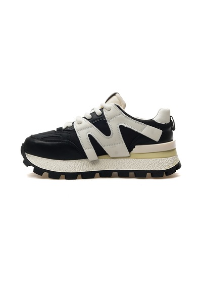 Lufian Emıly Kadın Deri Sneaker Günlük Spor Ayakkabı 25y 121230019 Z Siyah Siyah