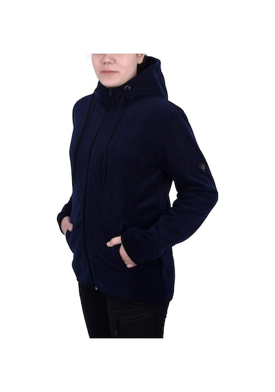 Ghassy Co.Kadın Kapşonlu Fermuarlı Polar Sweatshirt 152529819
