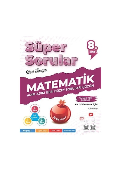 Nartest Yayınları 8. Sınıf Matematik Süper Sorular İleri Seviye