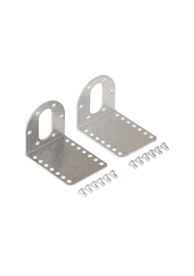 Aluminyum L Tipi 37D Motor Tutucu (İkili) - Pl-1084