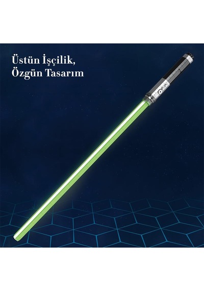 Reobrix 99011 Işın Kılıcı Yeşil Yaratıcı Yapı Blok Seti Building Blocks Lightsaber - 578 Parça