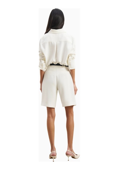 United Colors Of Benetton Because Of Alice Effortless Oversized Shirt Oversize Kadın Gömlek Beyaz