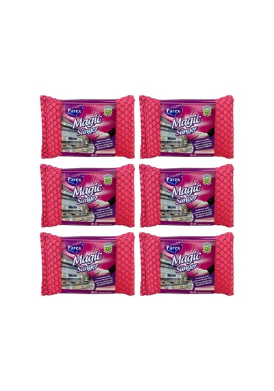 Magic Sünger 6 Lı Paket Pembe Renk