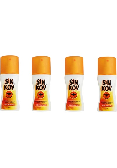 SİNKOV SİVRİSİNEK KOVUCU SPREY LOSYON 100 ML x 4 ADET