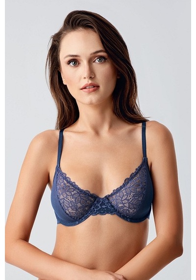 New Bra 34-8410 Telli Desteksiz Sütyen Antrasit