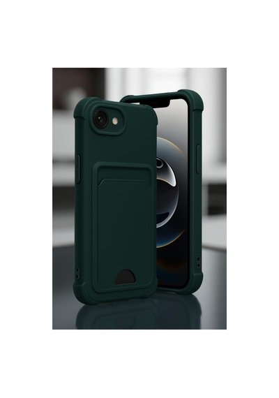 Apple İphone Uyumlu - 16e Kelvin Kartvizitli Silikon - Derin Mor