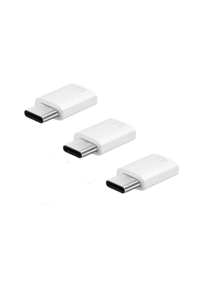 Samsung Uyumlu Micro Usb To Usb Type C Adaptörü 3-Pack Ee-Gn930k