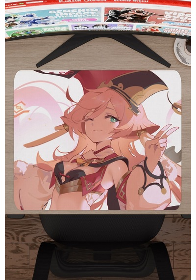 Yanfei Genshin Impact Anime Oyuncu V5 - 48x40 Xl Gaming Mouse Pad Fare Altlığı