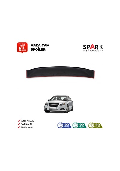Chevrolet Cruze 2008-2016 Uyumlu Arka Cam Üstü Spoyler
