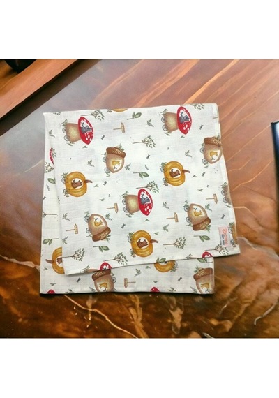 Çok Amaçlı Bebek Müslin Bezi Battaniye 75 CM x 75 CM