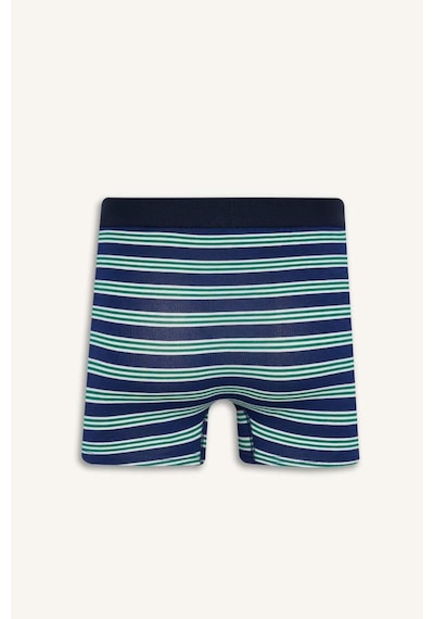 Defacto Regular Fit Çizgili 3lü Boxer E0123ax25aunv135 Lacivert