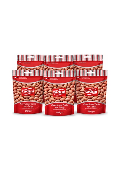 Tadım Tuzlu Yer Fıstığı 180 Gr 6 Lı 180 G