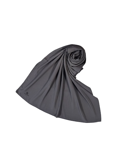 Mim Eşarp Mısırlı Eşarpları Medine Ipeği Büyük Boy Eşarp 140x140 Cm Gri